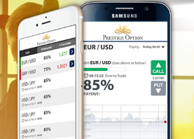 Prestige Option mobile app