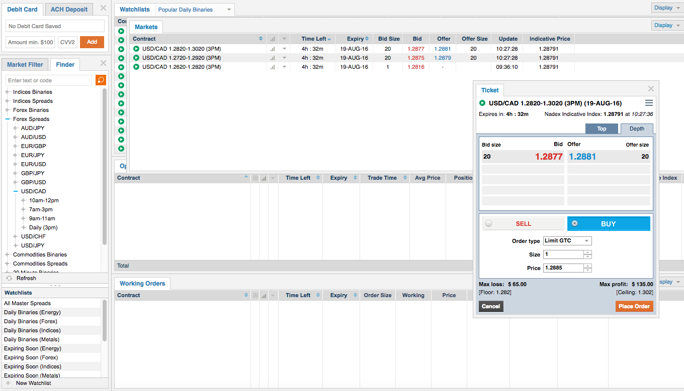 Futures Trading Software Futures Trading Platform Demo Account Nadex Webinars MASTERBEC L