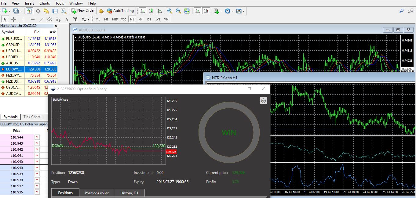 OptionField Trading Platform